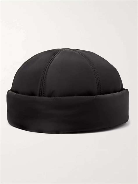 prada padded beanie|More.